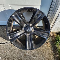 Ram 1500 20x9 Black OEM rims
