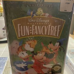 VHS Fun and A Fancy Free. (New Sealed Wrapped)