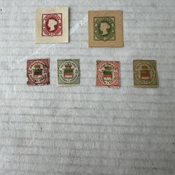 Heligoland Vintage Collection Of 6 Stamps 