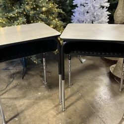 Open Front Desk, Oak (Set of 2) 