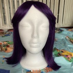 purple wig