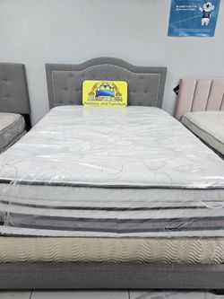 Queen Sizes Bed With Mattress