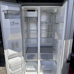 Grey LG Refrigerator 