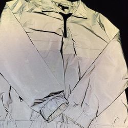 Reflective Half Zip Windbreaker Jacket