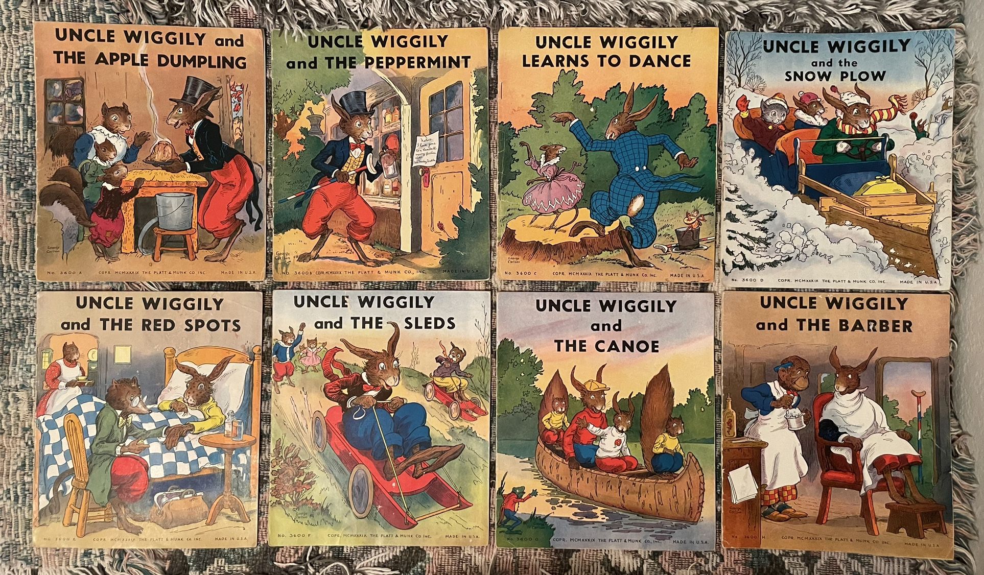 Uncle Wiggly Vintage Children’s Paperback Books