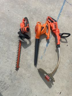 Black+Decker Yard Tool Bundle – Blower, Weed Trimmer & Hedge Trimmer