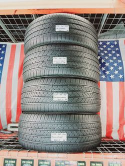 ✅ 4 Used Tires 275/45RF20 BRIDGESTONE ALENZA RUN FLAT 275 45 20