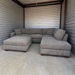 Couch Sectional | Macy’s Oversized w/ Ottoman | $70 DOWN