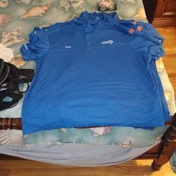 Red Cap Newly Worn Work Shirts  (9) In Total