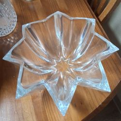 Cristal D'Arques Paris 8 Pointed Star Crystal Large Bowl