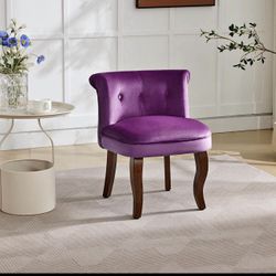 Velvet Makeup Vanity Chair 