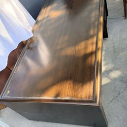 Brown Wooden Coffee Table