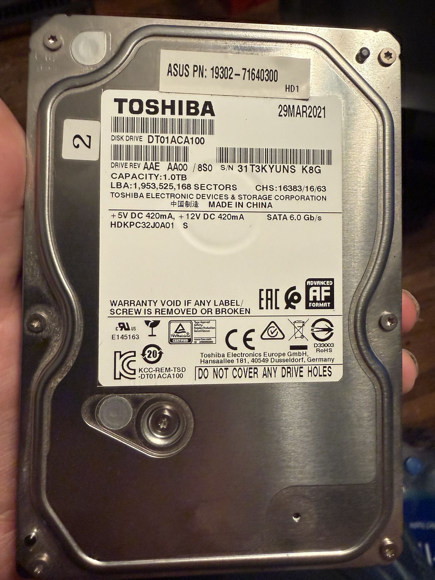 1tb Hdd
