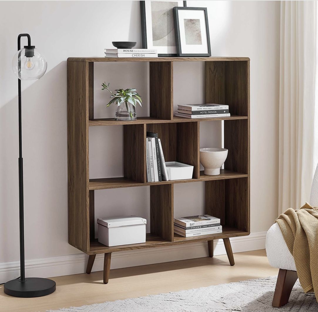 7 Shelf Bookcase (Walnut)