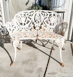 Cast Iron Victorian Bench