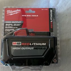 Milwaukee M18 12.0 High Output Battery New 