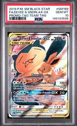 Eevee and snorlax tag team psa 10