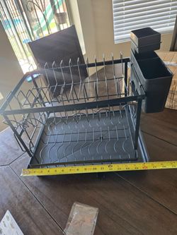 Dish Drainer Double-Layer