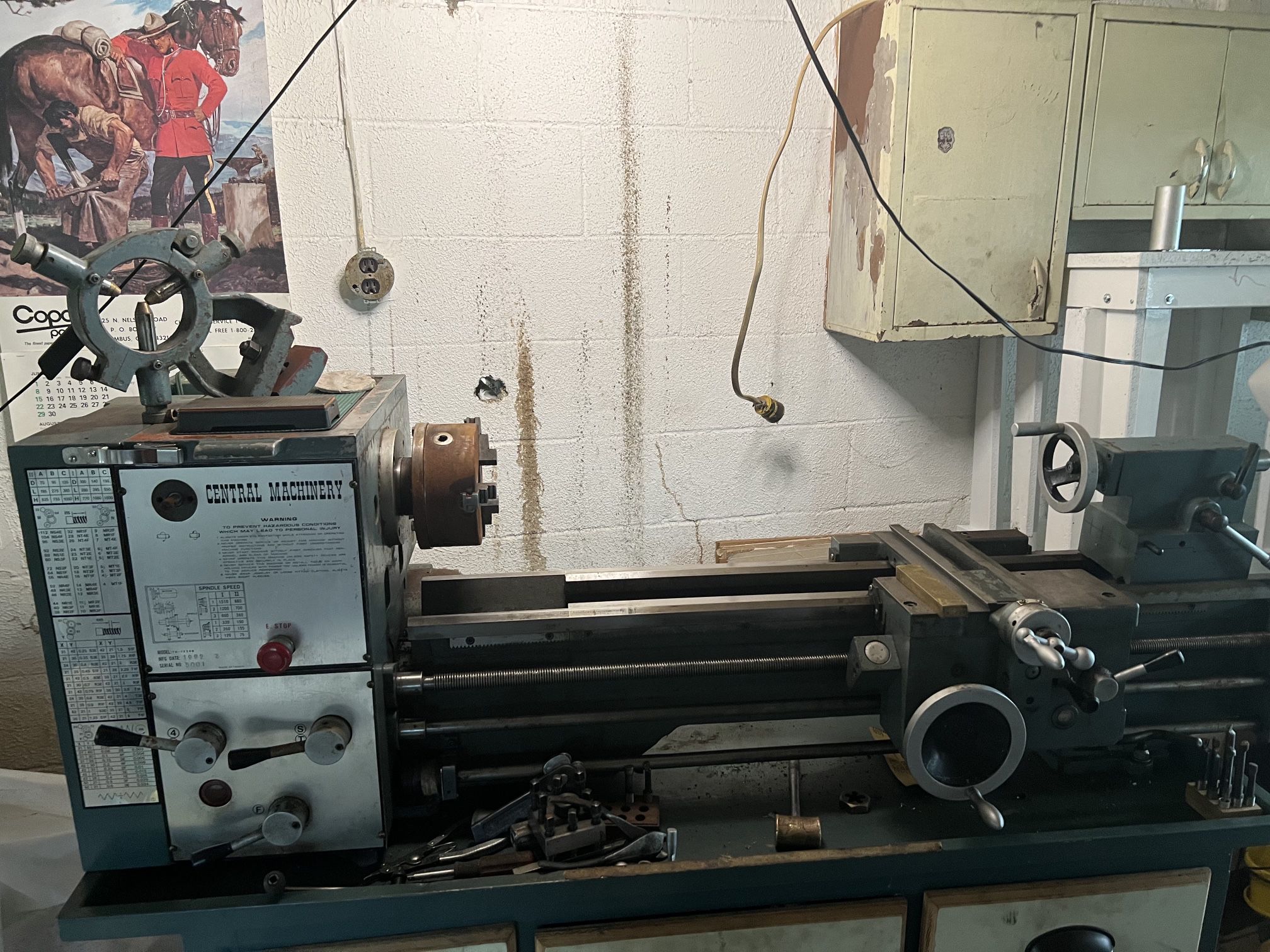 Central Machinery Lathe