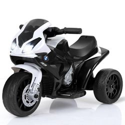 Kids Ride On Motorcycle BMW Licensed 6V Electric 3 Wheels Bicycle w/ Music&Light