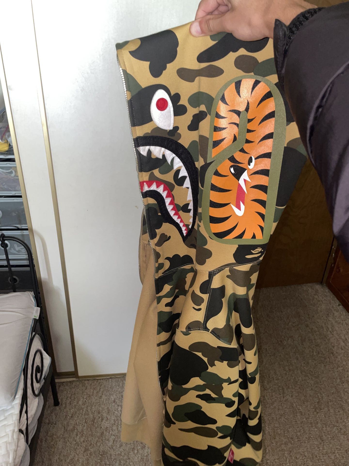 Bape Hoodie Camo Great Condition Size M
