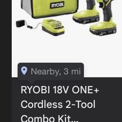 Ryobi Drill Set