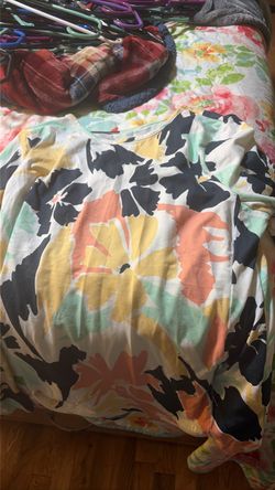 Floral Print Long Sleeve Top