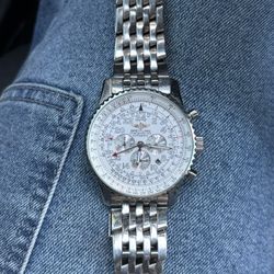 BREITLING Navitimer A23322 Chronograph Silver Dial Automatic Men's Watch_889552