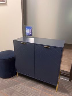 Modern Blue Cabinet