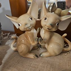 Antique Mice Bookends