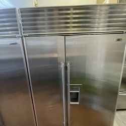 Subzero 48”  Side By Side Built In Refrigerator 