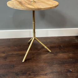 Brass Accent Table