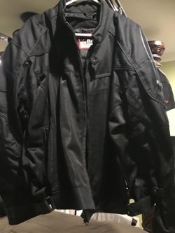 Helmet, gloves and jacket