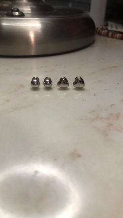 2 Piece Silver Heart And Pearl Earrings 