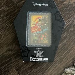 Disneyland Nightmare Before Christmas Deck Of Card