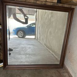 Vintage Dresser Mirror 38” x  38”