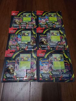 Pokemon Perfect Order 3 pack blisters