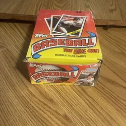 Box Of 1988 Topps Baseball Cards