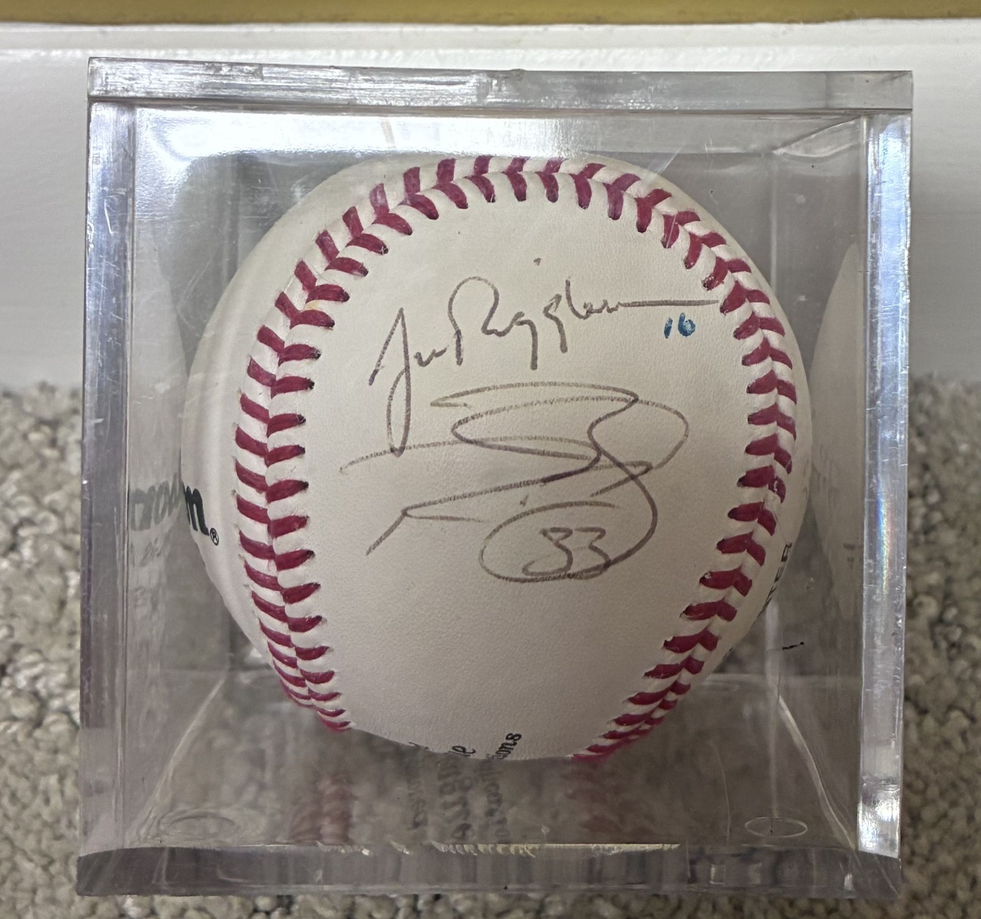 2000 Cleveland Indians Autographed Baseball