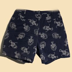 Tommy Hilfiger Men's Navy Blue All Over Lobster Graphic Chino Shorts