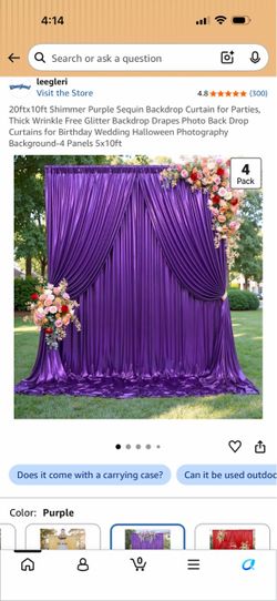 Backdrop 4 panel