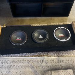 Subwoofers With Amp And Box