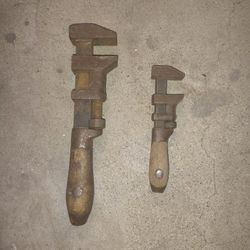 1880 Monkey Wrenches Coes Wrench Co. 6" & 10"