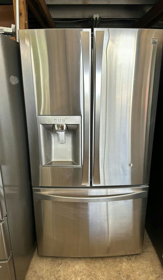 Kenmore Elite 3-Door Refrigerator (French Door Fridge) Stainless Steel - Water Dispenser Energy Star