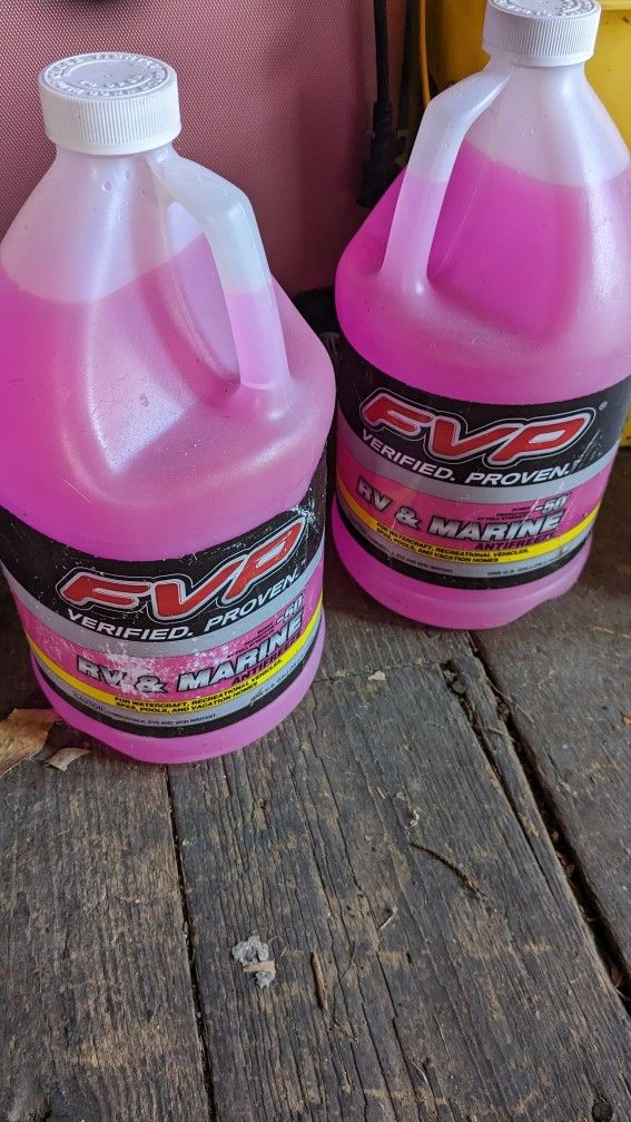 RV winterize fluids