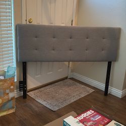 Full Sized Fabric Headboard 