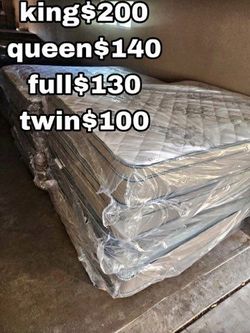 Mattress Set Plush Pillow Top