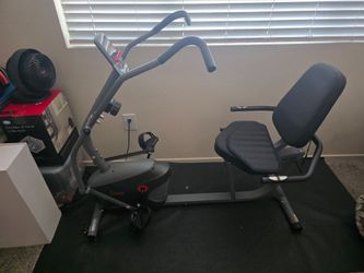 Full body recumbent exercise bike