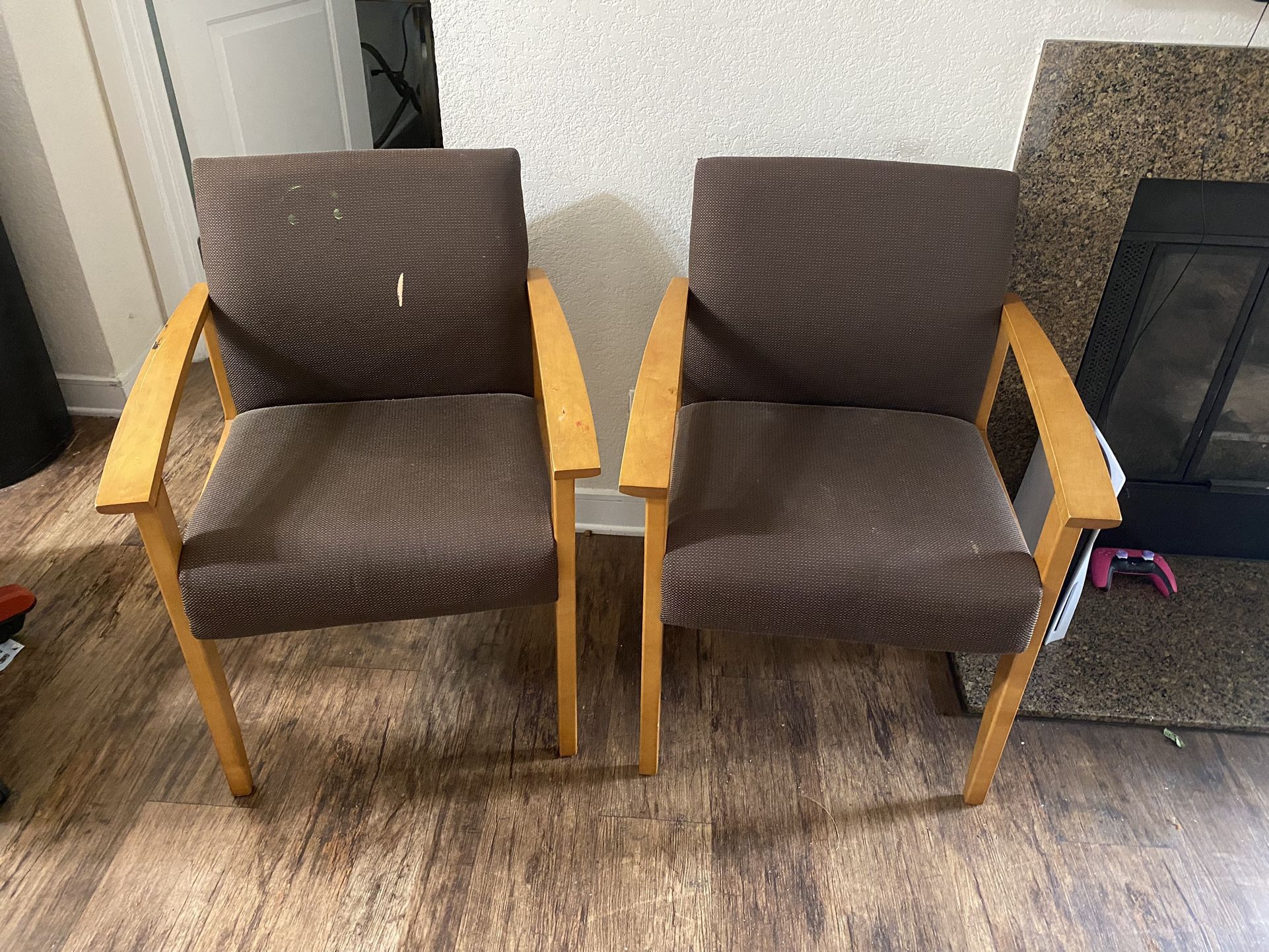 The Gunlocke Company Set Of 2 Chairs
