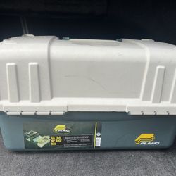 Plano Hip Roof Box 6-Tray Green/Sand